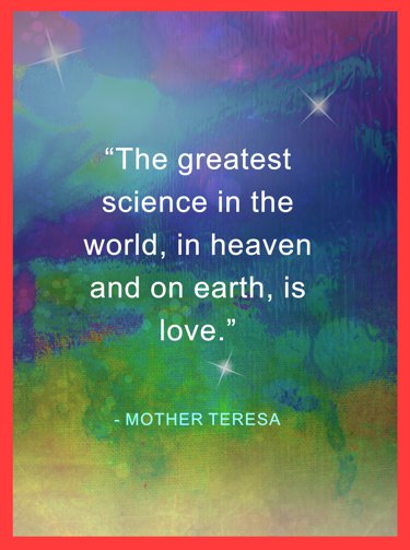 Love Mother Teresa